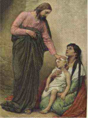 J�sus AGIT en gu�rissant